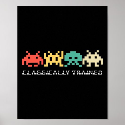 Video Game Retro Gaming Arcade 80s 1 Poster (Voorkant)