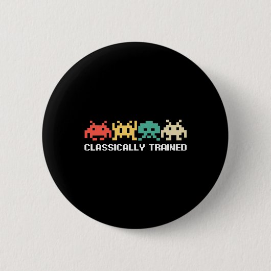 Video Game Retro Gaming Arcade 80s 2 Ronde Button 5,7 Cm (Voorkant)