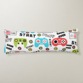 Video-game Retro Lichaamskussen (Achterkant)