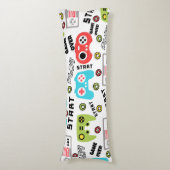 Video-game Retro Lichaamskussen (Voorkant Verticaal)