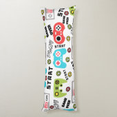 Video-game Retro Lichaamskussen (Achterkant (Verticaal))