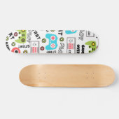 Video-game Retro Persoonlijk Skateboard (Horizontaal)
