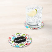 Video-game Retro Ronde Kartonnen Onderzetter (Insitu)