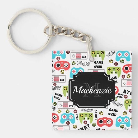 Video-game Retro Sleutelhanger (Voorkant)