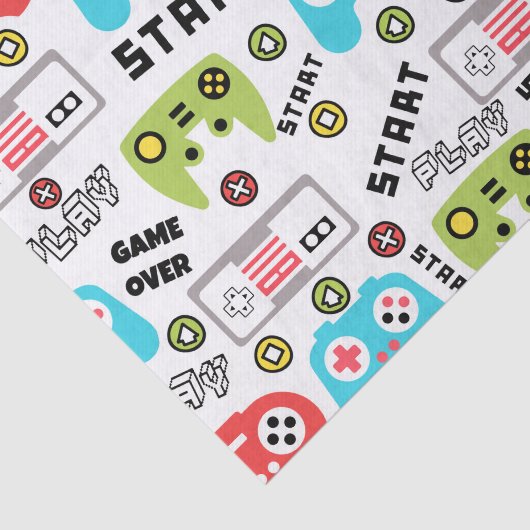 Video-game Retro Tissuepapier (Detail)