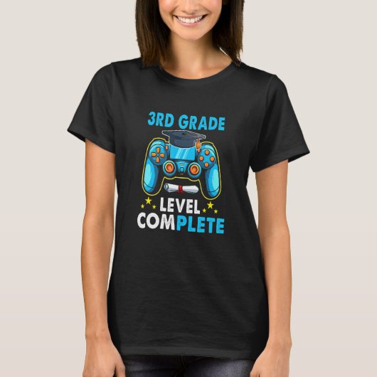 Video game Senior 2 op het niveau van de 3de klass T-shirt (Voorkant)