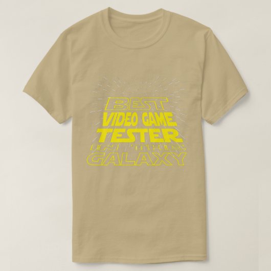 Video Game Tester Funny Cool Galaxy Job Premium T- T-shirt (Design voorkant)