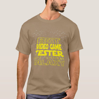 Video Game Tester Funny Cool Galaxy Job Premium T- T-shirt