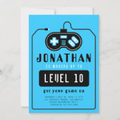 Video Game Truck Birthday Invitation Kaart (Voorkant)