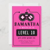 Video Game Truck Birthday Invitation Kaart (Voorkant)