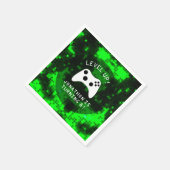 Video game Truck Birthday Party Servet (Hoek)