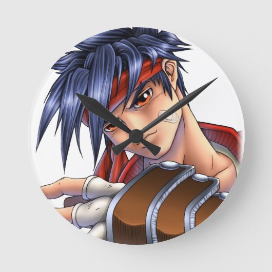 Video game-ventilator ronde klok (Voorkant)