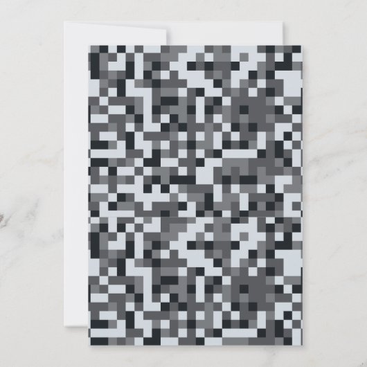 Video gameniveau omhoog Gamer wordt uitgenodigd Kaart (Achterkant)