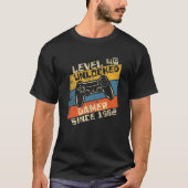 Video Gamer 40Th Birthday Level 40 Unlocked 1982 T-shirt (Voorkant)