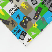 Video Gamer Boy Tween Teen Mannen Fleece Deken (Hoek)