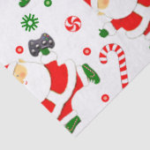Video Gamer Christmas Holiday Gift Tissuepapier (Detail)
