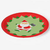 Video Gamer Christmas Holiday Papieren Bordje (Gekanteld)