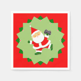 Video Gamer Christmas Holiday Servet