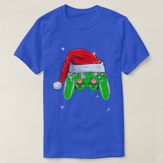 Video gamer controller kerstkerstkerstkerstkerstke t-shirt (Design voorkant)
