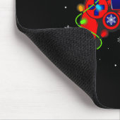 Video gamer Controller Santa Hat-kerstgamer Bo Muismat (Hoek)