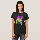 Video gamer E Sportmardi Gras Bo T-shirt (Voorkant volledig)