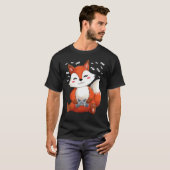 Video Gamer Fox Gaming Fox Pew Gamer Kids T-shirt (Voorkant volledig)