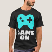 Video Gamer Game On Gift voor Jongens en Mannen T-shirt (Voorkant)