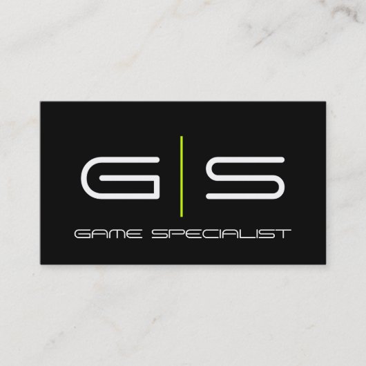 Video Gamer Game Specialist Visitekaartje (Voorkant)