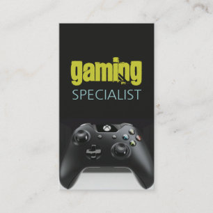 Video Gamer Game Specialist Visitekaartje