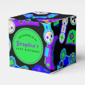 VIDEO GAMER GAMING Kids Verjaardagsfeest Bedankdoosjes (Voorkant Zijde)