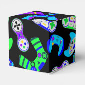 VIDEO GAMER GAMING Kids Verjaardagsfeest Bedankdoosjes (Achterkant)