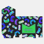 VIDEO GAMER GAMING Kids Verjaardagsfeest Bedankdoosjes (Ongevouwen)