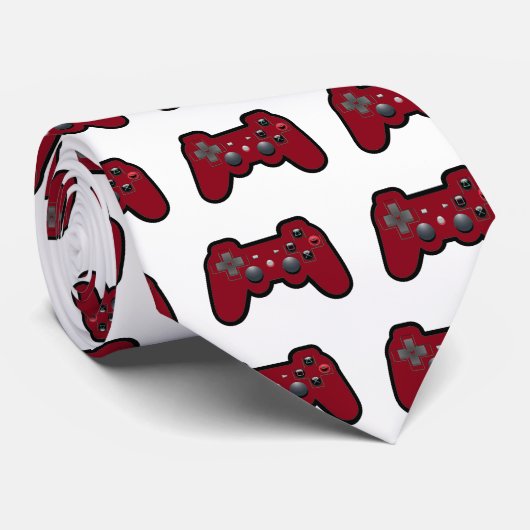 Video Gamer Gear Stropdas (Opgerold)