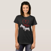 Video Gamer Heart Controller Valentine's Day  Kids T-shirt (Voorkant volledig)