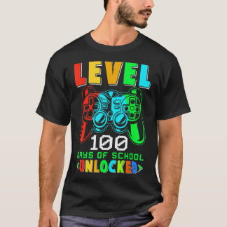 Video Gamer Jongens 100ste Dag Leraar 100 Dagen Va T-shirt