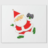 Video Gamer Kerst inpakpapier (Vlak)