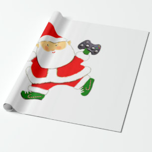 Video Gamer Kerst inpakpapier