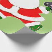 Video Gamer Kerstfeestdag Cadeaupapier (Hoek)