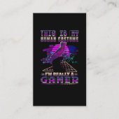 Video Gamer Kind Cool Console Gaming Visitekaartje (Voorkant)