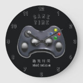 Video Gamer Large Clock Grote Klok (Voorkant)