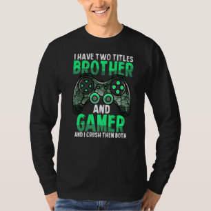 Video Gamer Mannen Vintage Grappig Gamen Voor Jong T-shirt