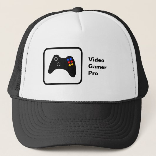 Video Gamer Pro Trucker Pet (Voorkant)