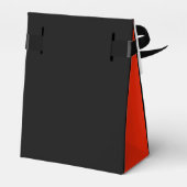 Video Gamer Red Black Arcade 7e verjaardag Bedankdoosjes (Achterkant)