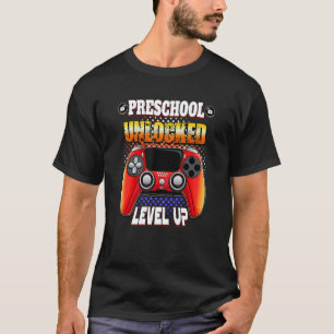 Video gamer Terug naar school Voorschoolse ontgren T-shirt