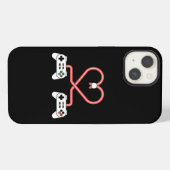 Video-gamer Valentijnsdag met controllers hart iPhone Hoesje (Achterkant horizontaal)
