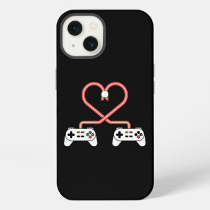 Video-gamer Valentijnsdag met controllers hart iPhone 13 Hoesje