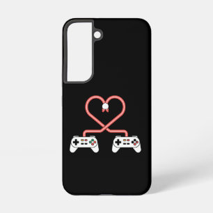 Video-gamer Valentijnsdag met controllers hart Samsung Galaxy Hoesje