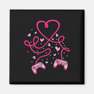 Video gamer-Valentijnsdag met controllers Magneet