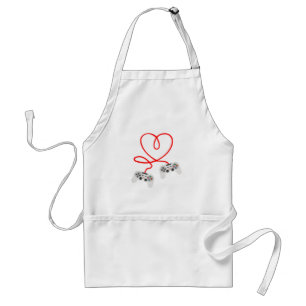 Video gamer Valentijnsdag T-shirt met controller Standaard Schort