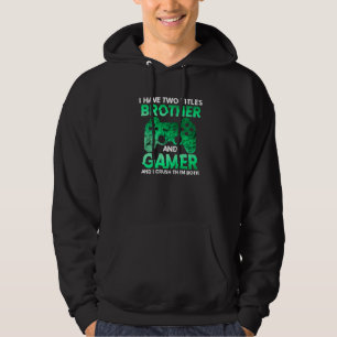 Video gamer voor jongens Tiener games Zoon van Bro Hoodie